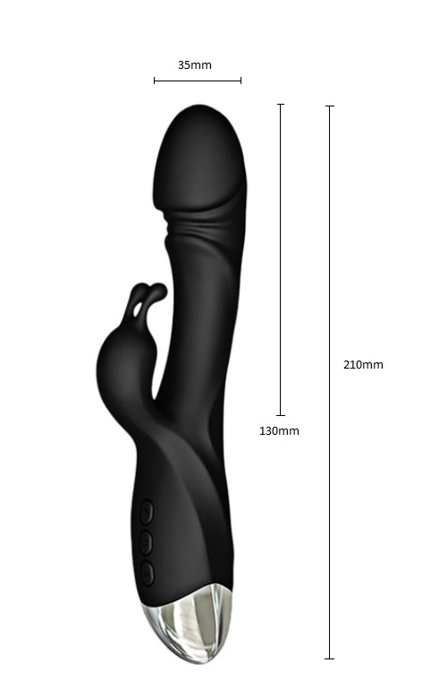 Vibrátor s drážděním klitorisu